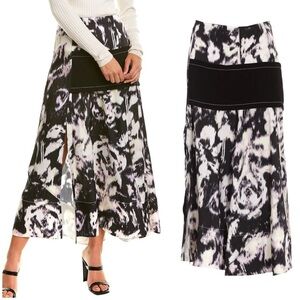 3.1 Phillip Lim / NWT  Abstract Daisy layered panel Midi Skirt 4